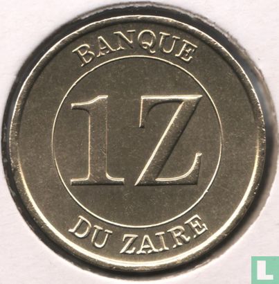 Zaire 1 zaire 1987 - Image 2