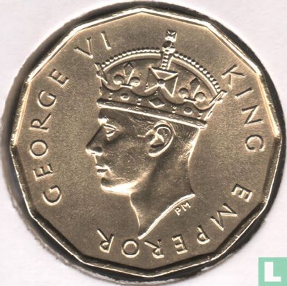 Fidji 3 pence 1947 - Image 2