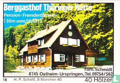 Thüringer Hütte - Fam. Schmidt