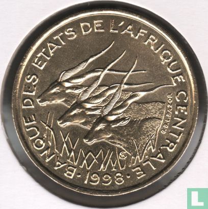 Centraal-Afrikaanse Staten 25 francs 1998 - Afbeelding 1