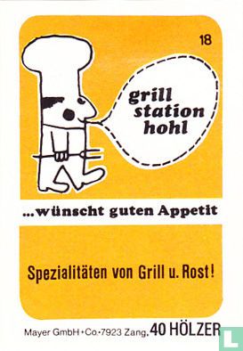 Grill station hohl