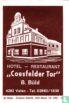 Hotel - Restaurant "Coesfelder Tor" - G. Büld
