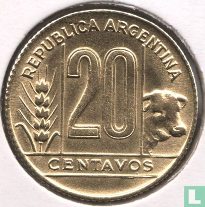 Argentinië 20 centavos 1949 - Afbeelding 2