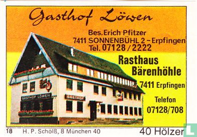 Gasthof Löwen - Erich Pfitzer