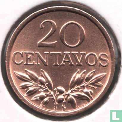 Portugal 20 centavos 1972 - Image 2