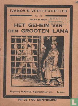 Het geheim van den grooten lama - Image 1