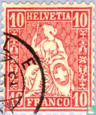 Helvétia assise - Image 1