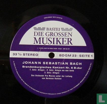 Joh. Seb. Bach III - Afbeelding 3