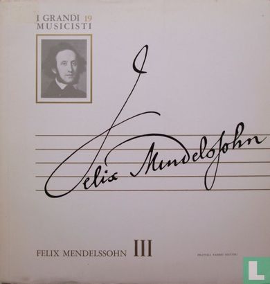 Felix Mendelssohn III - Image 1