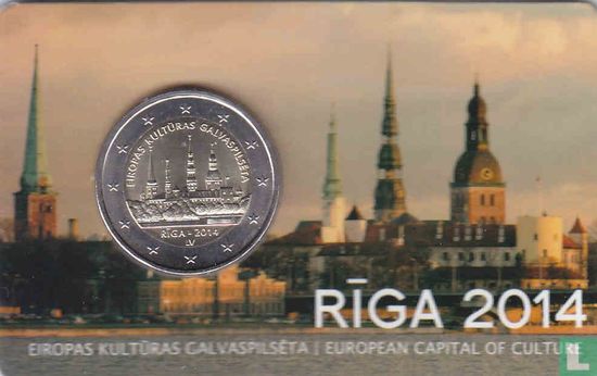 Lettland 2 Euro 2014 (Coincard) "Riga - European Capital of Culture 2014" - Bild 1