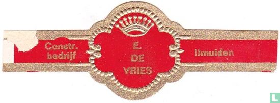 E. de Vries - Constr. bedrijf - IJmuiden - Afbeelding 1