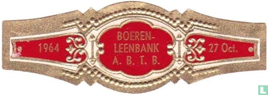 Boerenleenbank A.B.T.B. - 1964 - 27 Oct. - Afbeelding 1