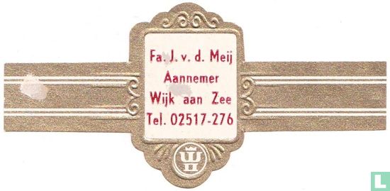 Fa. J. v.d. Meij Aannemer Wijk aan Zee Tel. 02517-276  - Bild 1