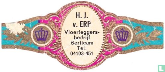 H.J. v. ERP Vloerleggers-bedrijf Berlicum 04103-451 - Afbeelding 1