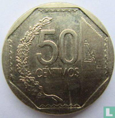 Peru 50 céntimos 2005 - Image 2