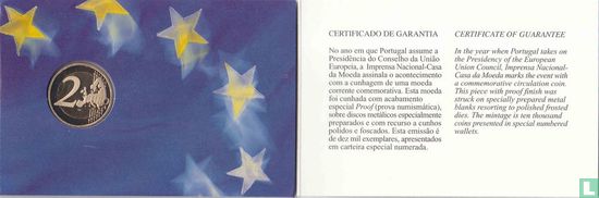 Portugal 2 euro 2007 (BE - folder) "Portuguese Presidency of the European Union Council" - Image 2