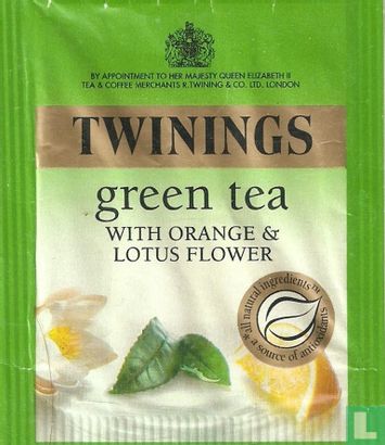 green tea with Orange & Lotus Flower - Image 1