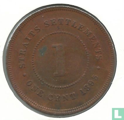 Straits Settlements 1 cent 1895 - Image 1