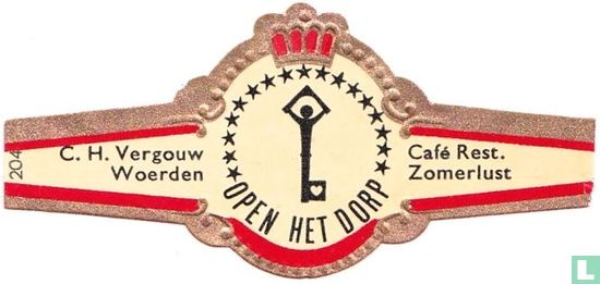 Open het Dorp - C.H. Vergouw Woerden - Café Rest. Zomerlust - Image 1