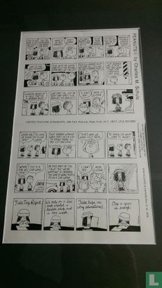 Peanuts - Proof newspaper strip - Image 1