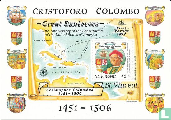 Briefmarkenausstellung 1992 Columbia