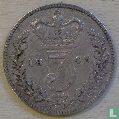 Vereinigtes Königreich 3 Pence 1843 - Bild 1