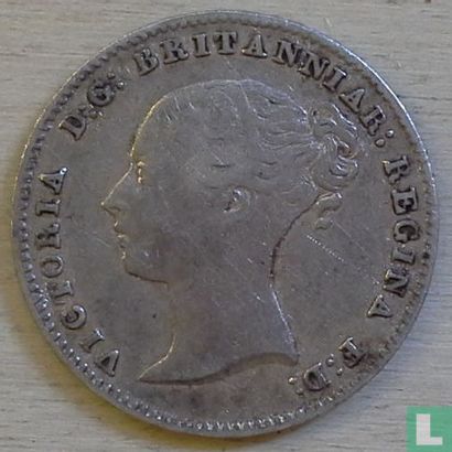 Vereinigtes Königreich 3 Pence 1843 - Bild 2