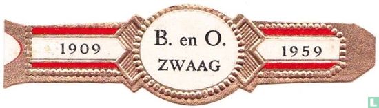B. en O. Zwaag - 1909 - 1959 - Afbeelding 1