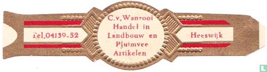 C. v. Wanrooi Handel in Landbouw en Pluimvee Artikelen - Tel. 04139-52 - Heeswijk - Image 1