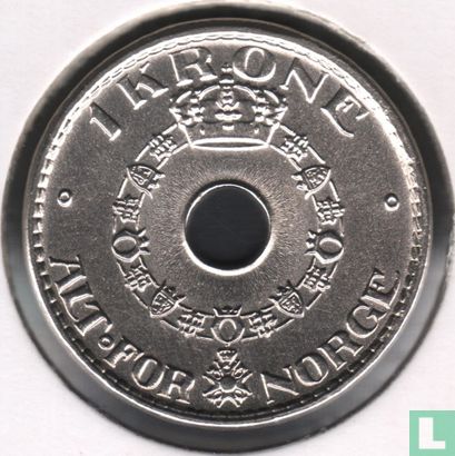 Norvège 1 krone 1946 - Image 2