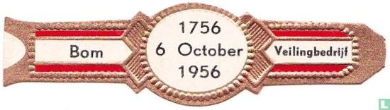 1756 6 October 1956 - Bom - Veilingbedrijf - Afbeelding 1