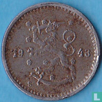 Finlande 50 penniä 1943 (fer) - Image 1
