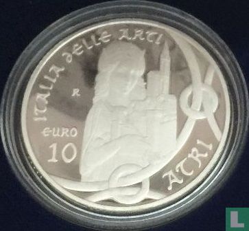 Italië 10 euro 2014 (PROOF) "Atri" - Afbeelding 2