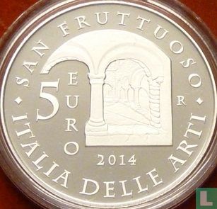 Italië 5 euro 2014 (PROOF) "San Fruttuoso" - Afbeelding 1