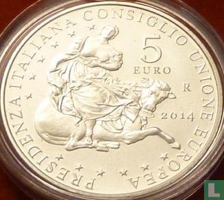 Italy 5 euro 2014 "Italian Presidency of the EU Council" - Image 1