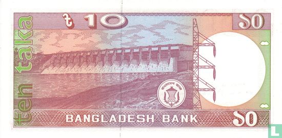Bangladesh 10 Taka ND (1996) - Afbeelding 2