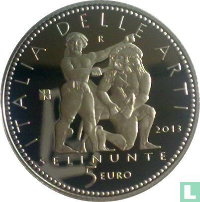 Italië 5 euro 2013 (PROOF) "Selinunte" - Afbeelding 1
