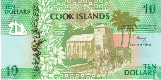 Cookinseln Die 10 Dollar - Bild 1