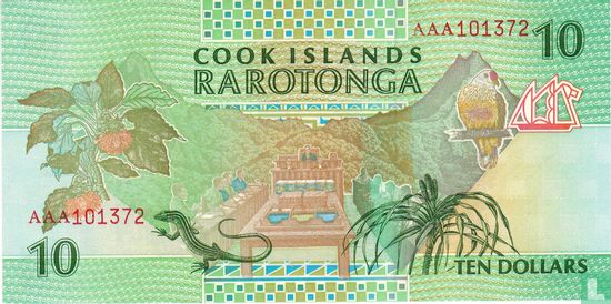 Cookinseln Die 10 Dollar - Bild 2