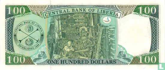 Liberia 100 Dollars - Afbeelding 2