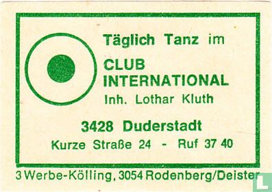 Cub International - Lothar Kluth