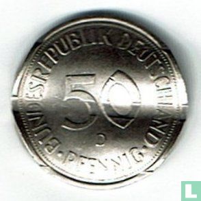 Duitsland 50 pfennig 1990 (D) - Afbeelding 2