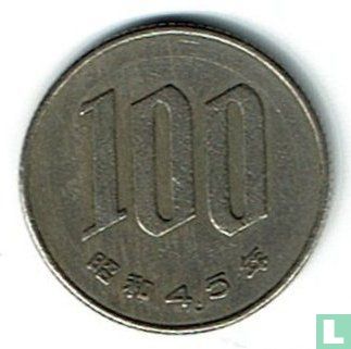 Japan 100 yen 1970 (jaar 45) - Afbeelding 1