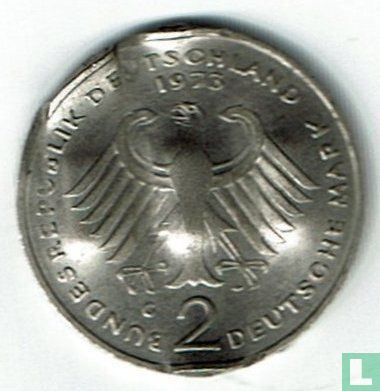 Duitsland 2 mark 1973 (Konrad Adenauer - G) - Image 1