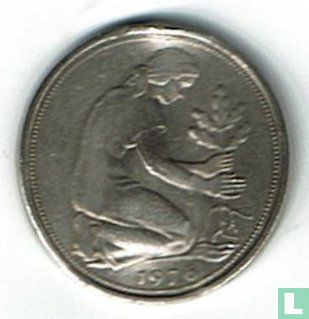 Duitsland 50 pfennig 1976 (J) - Image 1