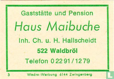 Haus Maibuche - Ch.u.H. Hallscheidt