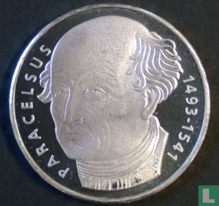 Schweiz 20 Franc 1993 "500th anniversary of the birth of Paracelsus" - Bild 2