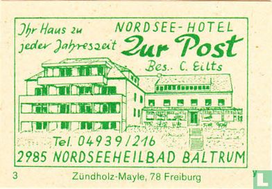 Nordsee-hotel Zur Post - C. Eilts