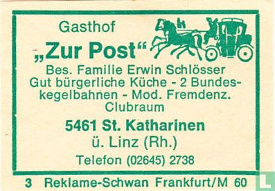 Gasthof "Zur Post" Erwin Schlösser