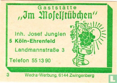 Gaststätte "Im Moseltübchen" - Josef Junglen